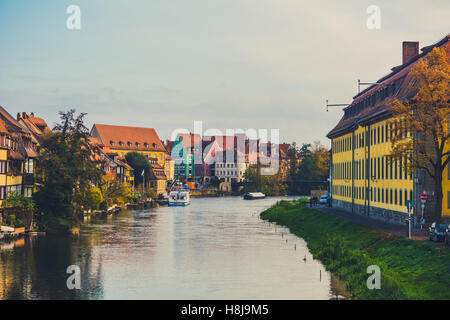 La petite Venise (Klein Venedig Bamberg) Banque D'Images