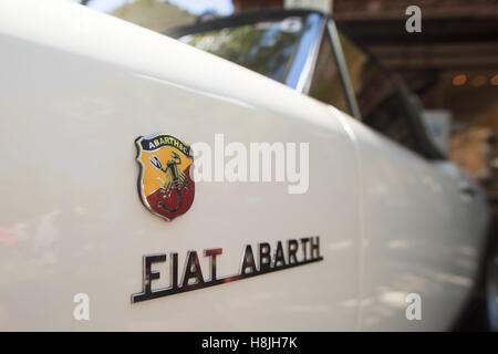 Fiat 124 Abarth spider Banque D'Images