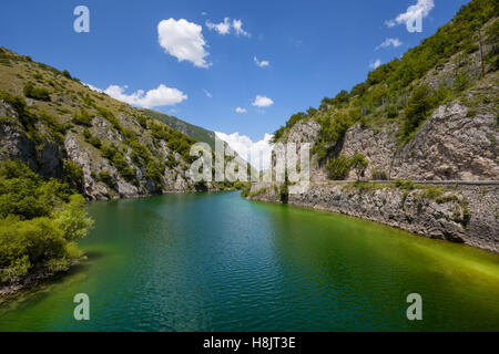 Lago San Domenico (L'Aquila) - Paysage Banque D'Images