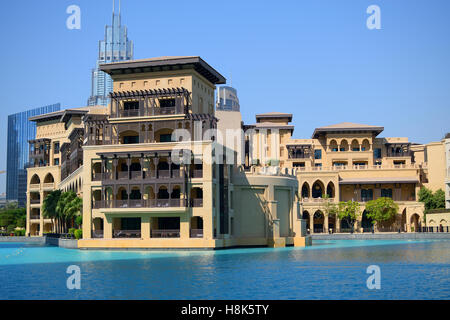 Dubai waterfront hotel Banque D'Images