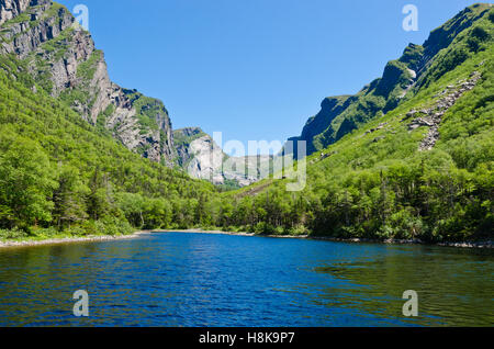 L'étang Western Brook, Terre-Neuve, Canada Banque D'Images