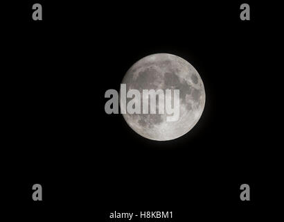 Supermoon sur Helston Cornwall Banque D'Images