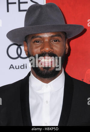 Hollywood, CALIFORNIE, États-Unis. 14 novembre 2016. 14 novembre 2016 - Hollywood, Californie. Colman Domingo. AFI FEST 2016 présenté par Audi - Gala central - projection de Fox Searchlight Pictures ''Jackie'' au TCL Chinese Theater. Crédit photo : Birdie Thompson crédit : Birdie Thompson /Alamy Live News Banque D'Images
