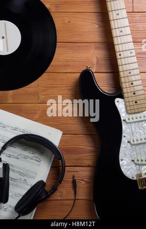 Passage de l'essentiel pour un jeune fan de musique Banque D'Images