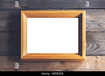 Image de cadre en bois rustique des maquettes. Banque D'Images