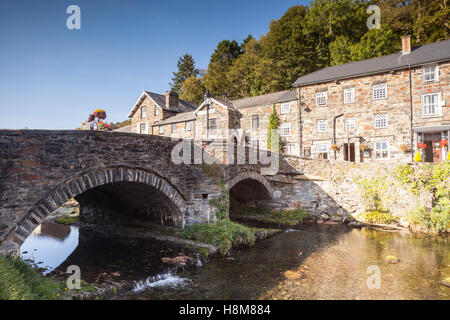 Le village de Gwynedd, Pays de Galles, de Beddgelert. Banque D'Images