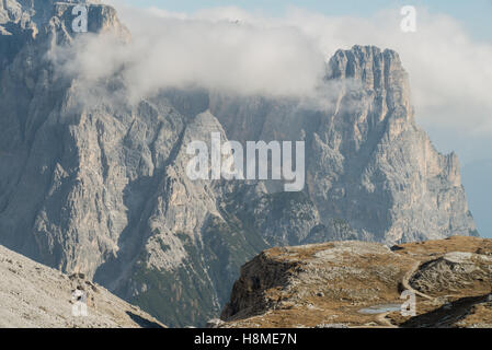 La belle Tre Cime di Lavaredo Banque D'Images