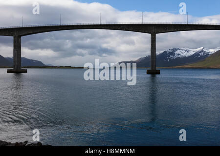 Pont Risoy, îles Lofoten, Norvège, Banque D'Images