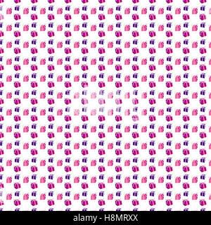 Fond blanc et transparent sur les cadeaux de Noël et de nouvelle année concept Banque D'Images