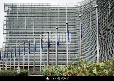 Belgique : Commission européenne HQs (Berlaymont) à Bruxelles. Photo de 11. Septembre 2016. Dans le monde d'utilisation | Banque D'Images