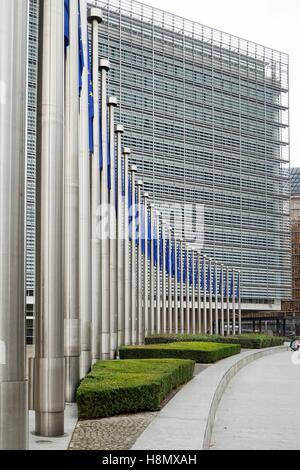 Belgique : Commission européenne HQs (Berlaymont) à Bruxelles. Photo de 11. Septembre 2016. Dans le monde d'utilisation | Banque D'Images