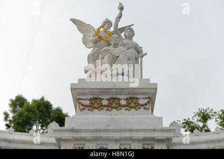 Monument à Benito Juarez (Hemiciclo Benito Juarez un). Monument néoclassique en marbre de Benito Juarez, Mexico's premier ind Banque D'Images