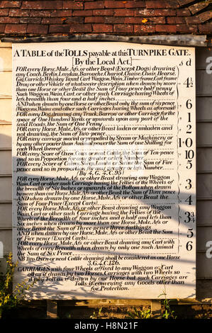 Ce numéro sans frais d'administration à le Weald et Downland Museum est originaire de la Toll House à Northchapel nr Petworth dans West Sussex. Banque D'Images