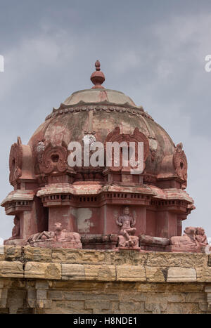 Au temple abandonné court Vimanam Dindigul dans. Banque D'Images