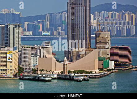 La péninsule de Kowloon port Chine Banque D'Images