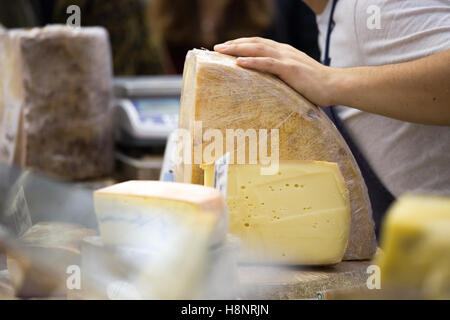 Fromage affiché à la BBC Good Food Show à l'Olympia Londres Banque D'Images