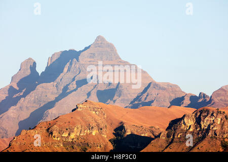 L'Afrique du Sud, Kwazulu-Natal, Drakensburg, Cathedral Peak Nature Reserve Banque D'Images