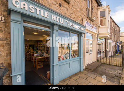 Royaume-uni, Angleterre, dans le Yorkshire, Richmond - Une librairie locale dans la ville de Richmond situé dans le Nord du Yorkshire. Banque D'Images