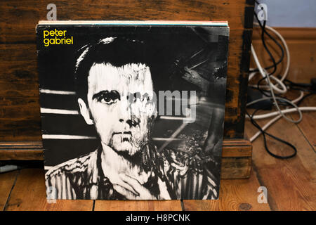 Peter Gabriel LP vinyl record Banque D'Images