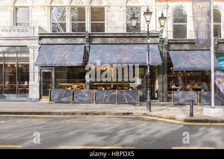 Le bar à cocktails Alchimiste et le restaurant du Grand Hotel à Colmore Row, Birmingham, ont été rénovés Banque D'Images