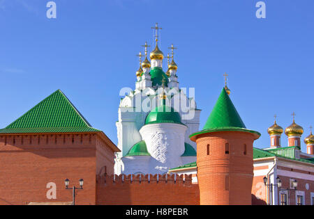 Les églises orthodoxes russes et de l'architecture Yoshckar-Ola la Russie. Banque D'Images