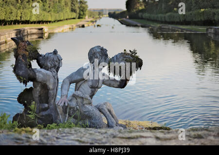 Fontaine de Cérès. Palais Royal de Caserte (parc) Banque D'Images