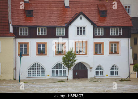 Crue de l'Enns à Steyr, Haute Autriche, Autriche, Europe Banque D'Images