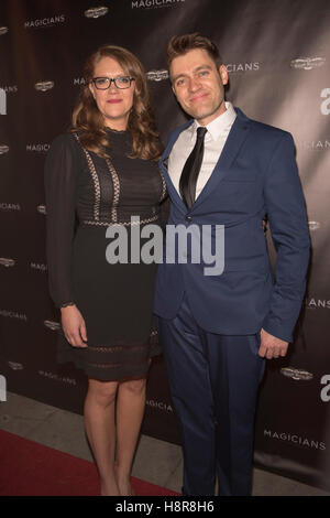 Los Angeles, USA. 15 Nov, 2016. Marcie Hume, Christoph Baaden arrive à magiciens : La vie dans l'impossible - la première au théâtre Vista le 15 novembre 2016 à Los Angeles, Californie. Crédit : l'accès Photo/Alamy Live News Banque D'Images