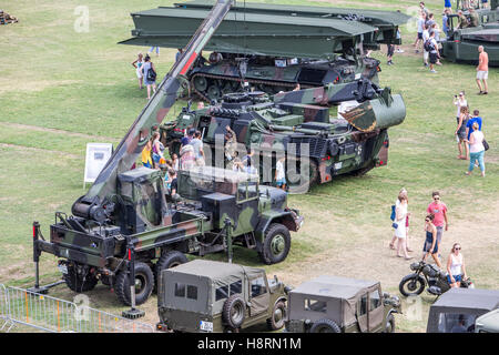 Présentation publique de Bundeswehr, forces armées allemandes, à Düsseldorf, Allemagne Banque D'Images