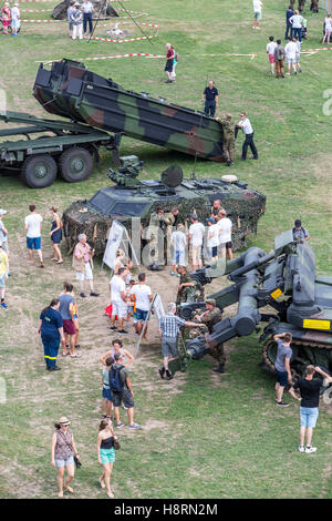 Présentation publique de Bundeswehr, forces armées allemandes, à Düsseldorf, Allemagne Banque D'Images