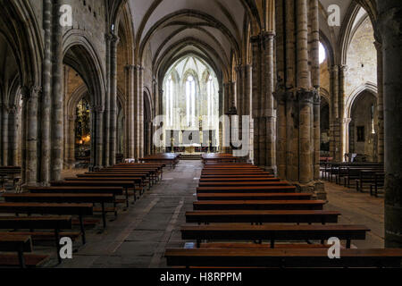 Église Iglesia De Santa María À Laredo, Cantabrie, Espagne, Europe Banque D'Images