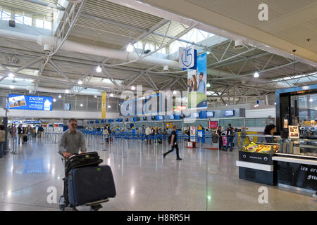 L'Aéroport International d'Athènes Eleftherios Venizelos, Athènes, Grèce, Europe Banque D'Images