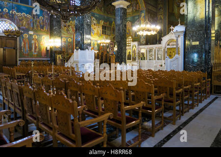 Baptistère Saint-Jean Lydia's Church, Lydia, Philippes, Grèce Banque D'Images