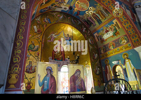 Baptistère Saint-Jean Lydia's Church, Lydia, Philippes, Grèce Banque D'Images