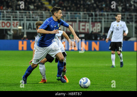 Milan, Italie. 15 Nov, 2016. Match amical de football. L'Italie contre l'Allemagne. Credit : Gaetano Piazzolla/Pacific Press/Alamy Live News Banque D'Images