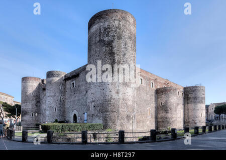 Castello Ursino, Catane, Sicile, Italie Banque D'Images