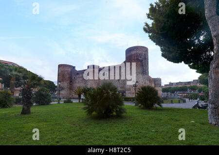 Castello Ursino, Catane, Sicile, Italie Banque D'Images