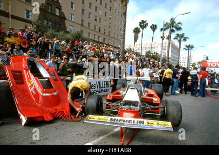 1979 LONG BEACH GP VILLENEUVE FERRARI T4 Banque D'Images