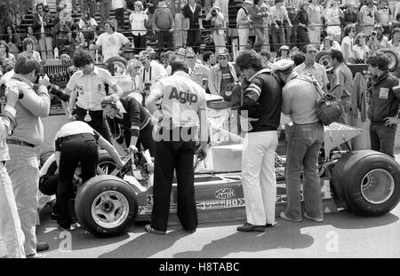 1979 LONG BEACH VILLENEUVE Ferrari 312T4 Banque D'Images