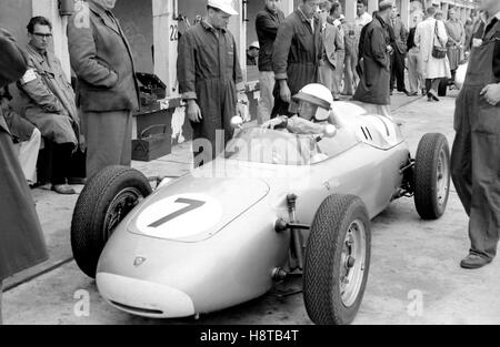 1960 GP D'ALLEMAGNE EDGAR BARTH PORSCHE FOSSES Banque D'Images