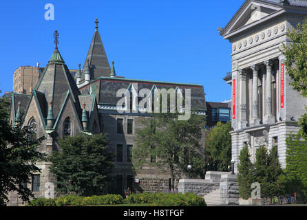 Canada, Québec, Montréal, Campus de l'Université McGill, Musée Redpath, Banque D'Images