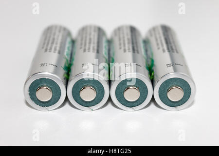 Piles rechargeables nickel métal hydride (NiMH) de cellules est nécessaire de powered todays'appareils électroniques. Banque D'Images