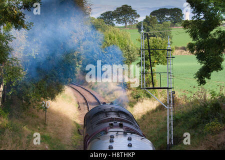 Locomotive classe 37 au travail Banque D'Images