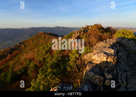 Rossatz-Arnsdorf : Hirschwand rock mountain, Wachau, Niederösterreich, Autriche, Basse Autriche Banque D'Images