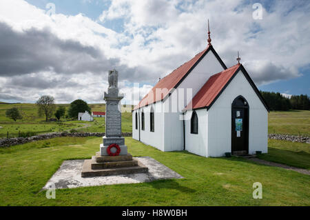 Syre, Église Strathnaver, Sutherland, Scotland, UK Banque D'Images