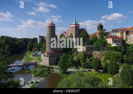 Bautzen dans der Weser - ville Bautzen en Haute-lusace, Allemagne Banque D'Images