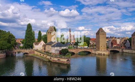 Strassburg im Elsass, Frankreich - skyline Strasbourg en Alsace, France Banque D'Images