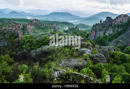 Les roches dans le nord de la Bulgarie Belogradchik Banque D'Images