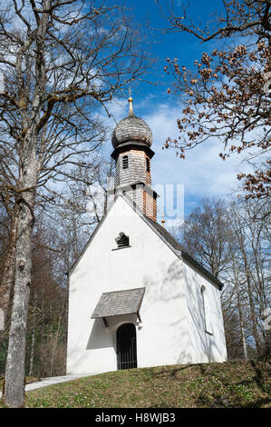 Chapelle dans le parc du château de Linderhof, au sud-ouest de la Bavière, Allemagne, Europe Banque D'Images