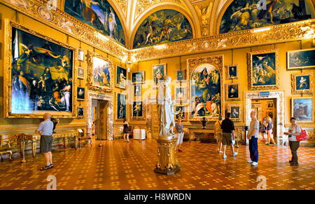 Dans la Galerie Palatine du Palais Pitti à Florence , Italie Banque D'Images